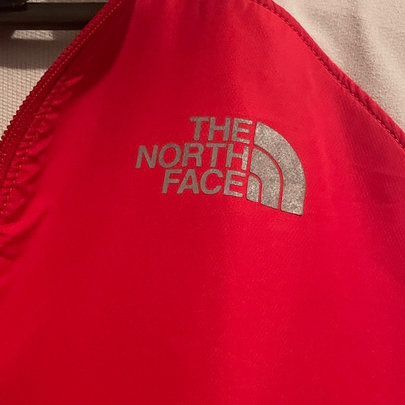 The North Face Womens Windbreaker Jacket Red Zip Medium Flight Series - Picture 5 of 7